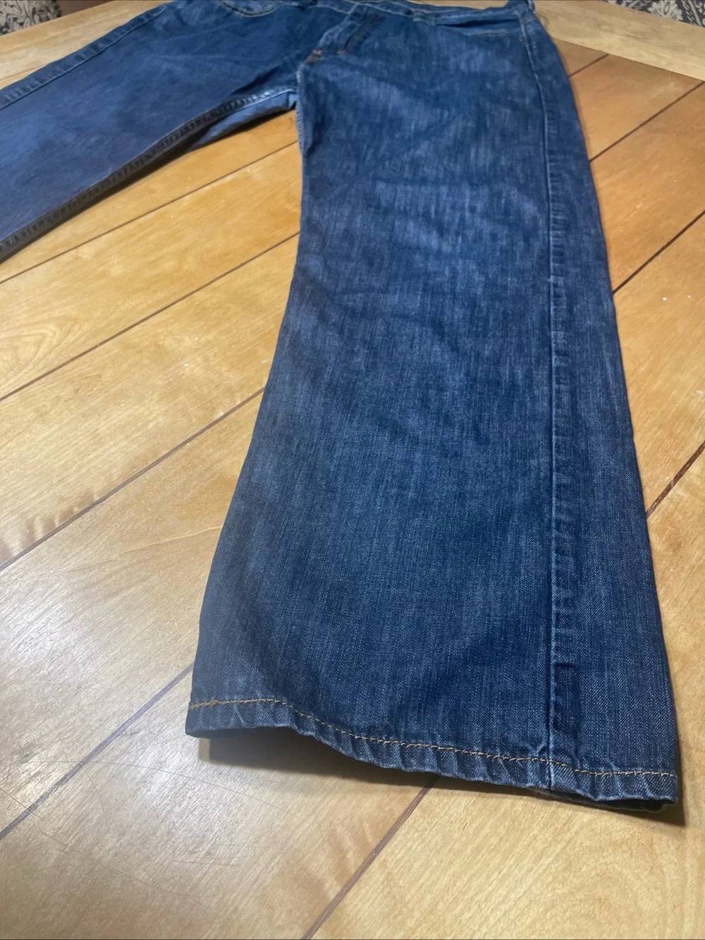 Levi's 569 Dark Blue Straight-Leg Loose Fit Jeans Size 36x32